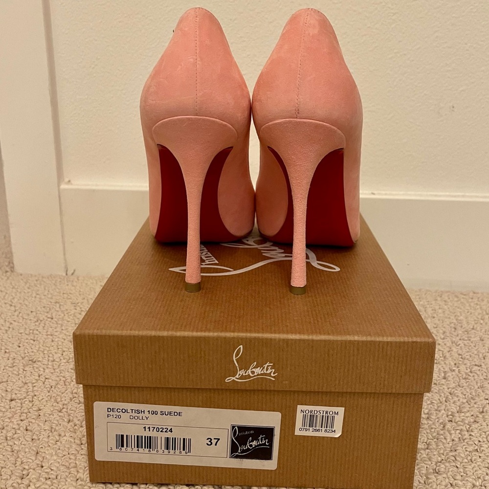 CHRISTIAN LOUBOUTIN Decoltish Suede 100mm - Picture 4 of 6
